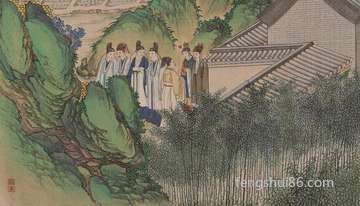 老总办公室字画风水学,书画洞天
