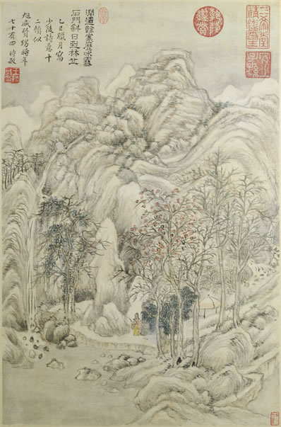 看去人间总混茫,卑栖无漏报时光;声沈赛火虚神庙,阴散秋云变女墙 | 清·戴梓 满城风雨近重