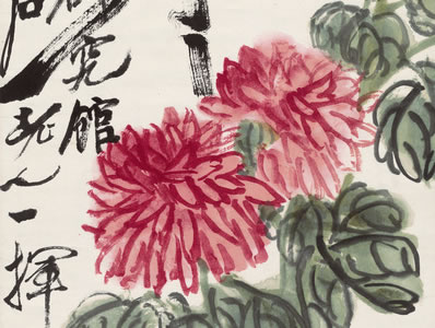 浅笑临门,乱珠莹鬓,相看晕积情妆;昨夜梨花,今朝微雨,披衣握问温 | 当代·陈永正 庆春宫