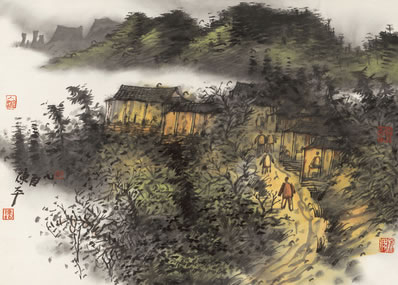 无荣无辱;内守真元常自足;外应无居;上下周流出六虚;昆岗玄玉;擅 | 元·侯善渊 益寿美金花