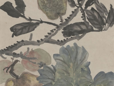 青壁;如此茅檐,如此闲吟客;四五叶秋声,两三枝秋色;石径苔扉谁能 | 清·李良年 甘草子 题