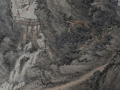 桥下泠泠漱玉鸣,出山不似在山清;有人高枕云根卧,何必沧浪在濯缨 | 元末明初·李穆 樵云五