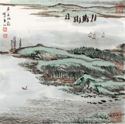 剑外书来日,惊忙自折封;丹青得山水,强健慰心胸;事少胜诸郡,江回 | 唐·杨牢 奉酬于中丞登