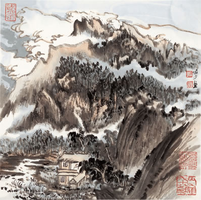 千古高风在,襄阳孟浩然;孤亭汉江上,清思白云边;隐德由来少,新诗 | 宋·无名氏 孟亭