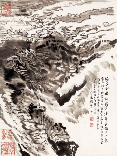 草舍依荒驿,孤村背夕阳;海云秋漠漠,山霭夜苍苍;木客歌畬月,鲛人 | 明·陈价夫 宿海边山店
