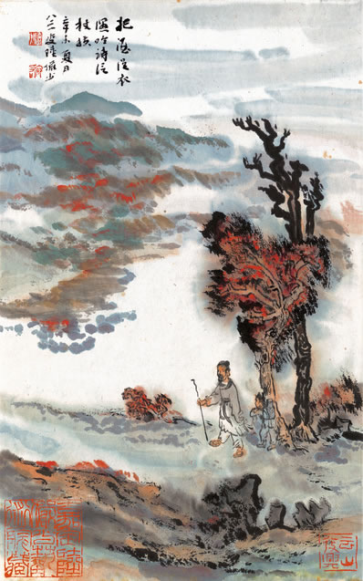 玄天无烈风,江水日夜清;驰波渺东注,回流抱神京;至哉钟水德,乃以 | 元末明初·张羽 纪行诗
