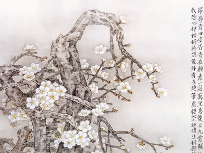 月暖丝柔;正花枝,鸟语钩辀;斜桥云似粉,合涧水如油;临风却忆少年 | 清·陈维崧 换巢鸾凤