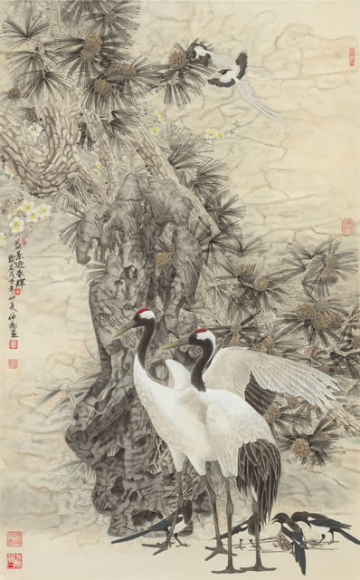 九陌祥烟合,千春瑞月明;宫花将苑柳,先发凤皇城 | 唐·张仲素 杂曲歌辞 其一 圣明乐