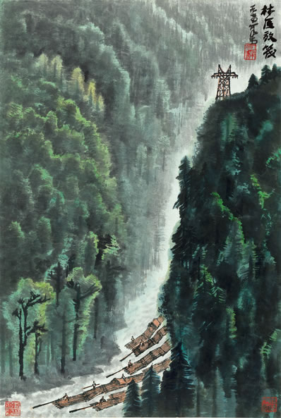 青山何逶迤,白云时卷舒;相看两无心,幽处真自如;斯人在岩壑,承诏 | 元末明初·邓雅 白云中