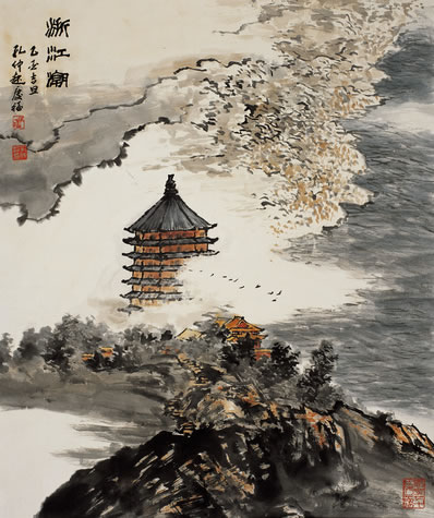 采莲歌,歌采莲,鬓云斜堕黄金蝉;兰桡画舫清江曲,珠钿罗裙凝云绿 | 明·赵迪 采莲曲