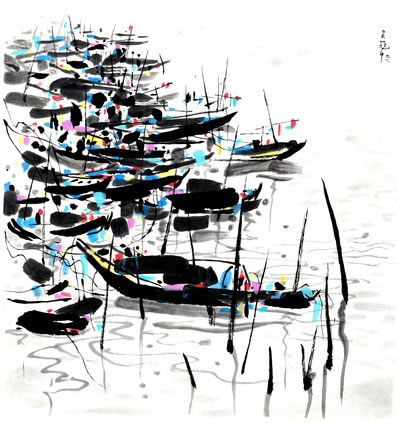 紫燕归来两,云踪无处访;桃花开后海棠开,想、想、想;落日城边,断 | 明·顾潜 醉春风