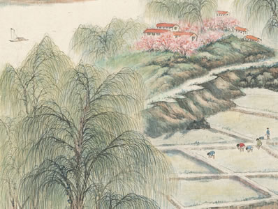 敞阁新晴,懒心绪、拟同倦鸟;倏枝上、百舌生端,声声催道春杪;几点 | 清·佘瑸 莺啼序
