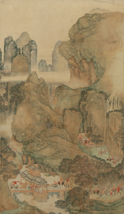 落日照行盖,凉风吹不休;未消临水兴,还倚对山楼 | 明·边贡 自泉上归登西门楼