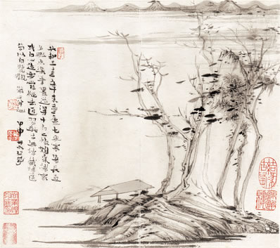 城晚舟回一水香,被花恼彻只颠狂;兰膏初上修蛾绿,粉汗微消半额黄 | 明·程嘉燧 朝云诗五首