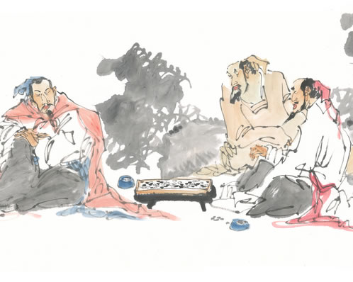 昔年情绪,忆绿窗调笑,细语爱吴侬;流苏微响处,自忖风流,人在画屏 | 清·邹祗谟 渡江云 昔