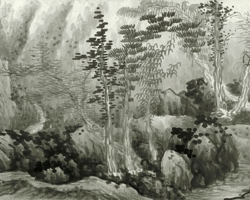 灰暖香融销永昼;蒲萄架上春藤秀;曲角栏干群雀斗;清明后;风梳万缕 | 宋·周邦彦 渔家傲 般