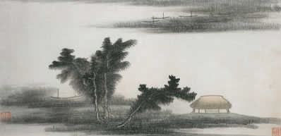 为徭费;正送恨浇春,拖愁入味;甚舞袖郎当,登筵望谁继;杏花乱泣江 | 近现代·黄光 探芳信·