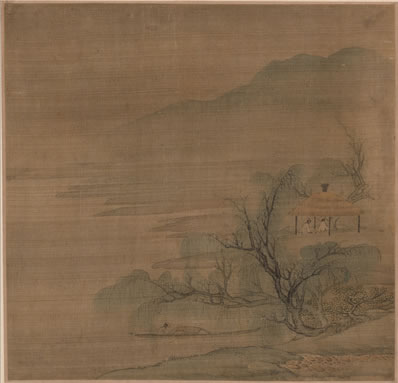 旧简拂尘看,鸣琴候月弹;桃源迷汉姓,松树有秦官;空谷归人少 | 唐·王维 酬比部杨员外暮宿琴