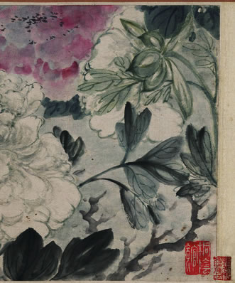 玉人栀貌天然别;换冰肌,涂娇额;磬口檀心两奇绝;映东篱颜色;移来 | 清·董元恺 滴滴金 咏