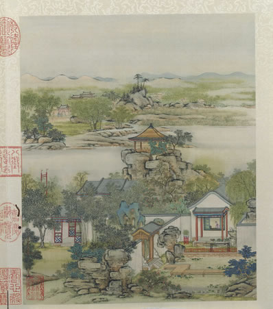 蜡屐去阳羡,乘桴望云间;腰垂陶令印,意在庄生环;斯民久困敝,何用 | 宋·沈辽 云间
