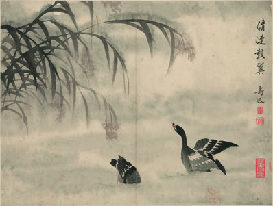 秋风起兮草木黄,燕子归兮雁南翔;芙蓉落兮桂子芳,怀古人兮不能忘 | 清·载湉 拟秋风辞