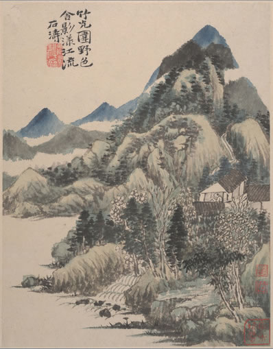 藉草与行莎,相看日未斜;断崖分鸟道,疏树见人家;望远临孤石,吟馀 | 唐·薛莹 秋晚同友人闲