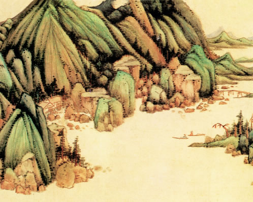 劳君辍雅话,听说事疆场;提笔从征虏,飞书始伏羌;河流辞马岭,节卧 | 唐·沈亚之 荅殷尧藩赠