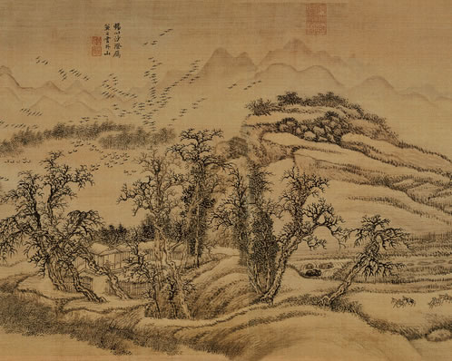 春风二月落花时(武元衡),忆得前年君寄诗(崔道);共道人家惆怅事 | 金末元初·李俊民 集古