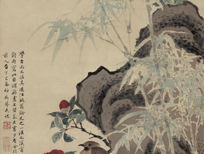 开元贤相有肖子,书传张旭画孙繇;老笔萧萧写村牧,不异丙吉问喘牛 | 清·弘历 题韩滉丰稔图