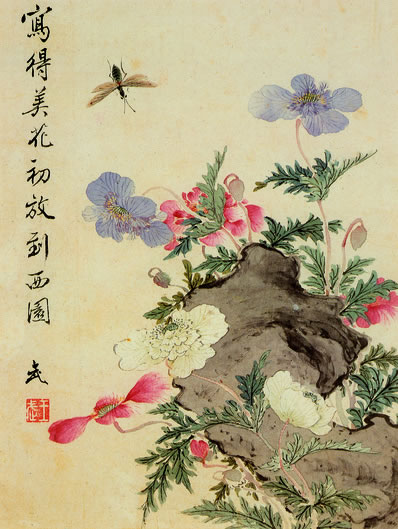 一径有人迹,到来唯数家;依稀听机杼,寂历看桑麻;雨湿渡头草,风吹 | 唐·长孙佐辅 山行经村
