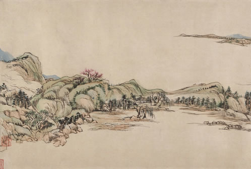 满身花片打渔郎,赢得楼头一笑偿;岂是裂缯能博取,若为射雉始酬将 | 清·孙原湘 一笑