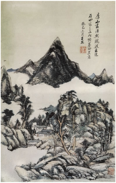 森然修竹满晴窗;山色净明妆;无限凄凉古意,白蘋红蓼斜阳;松风一枕 | 宋·倪称 朝中措