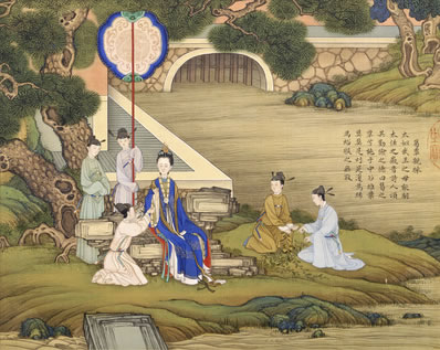 春云轻锁,春风乍扇园林晓;扫华堂,正桃李芳时,诞辰还到;年少;记 | 宋·晁补之 引驾行 同