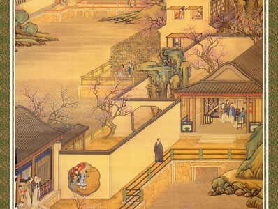 惯习儿童喜,从容父老欢;桔槔看俯仰,稼穑愧艰难;荷叶生池岸,蒲萄 | 宋·晁冲之 行武涉田中
