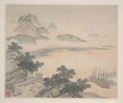 夕阳西下,暮霭红隘,香风罗绮;乘丽景、华灯争放,浓焰烧空连锦砌 | 宋·范周 宝鼎现