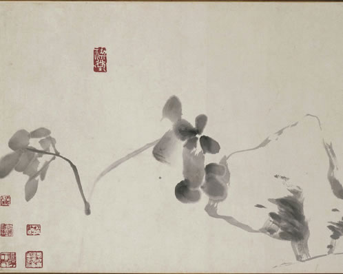 烟柳凄迷夕照沈;离思难禁;无根风絮苦商参;歧路外、两分心;促春相 | 清·周之琦 燕归梁 汲
