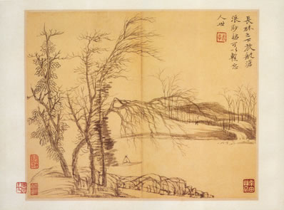 昔有佳人公孙氏(杜子美),婵娟花艳无人及(毕耀);绽牡丹 | 明·江源 古长门怨(送
