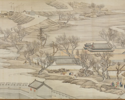 溶溶月色寂临除,一盏寒灯半榻馀;南浦幽閒花睡尽,西风萧瑟雁来初 | 清·许宏 秋夕旅怀