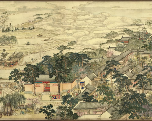 迢递山河拥帝京(司空曙),君王深在九重城(秦系);阳和不散穷途恨 | 明·卢龙云 补谪入京集