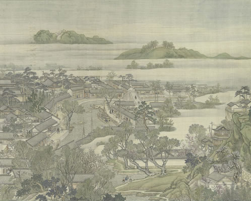 江东矜割据,邺下夺孤嫠;霸略非匡汉,宏图欲佐谁;奏书辞后主,仗剑 | 唐·殷潜之 题筹笔驿