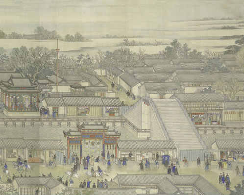 有寺隔东邻,人烟日中满;感此盈虚间,沉吟坐来晚;旷古达者心,寻山 | 明·陆深 题陈光禄惟顺