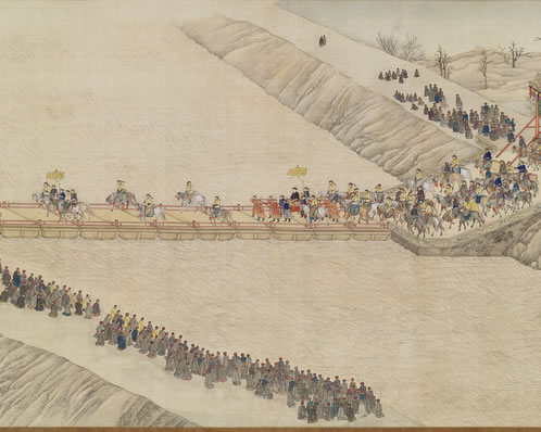 飒飒西风起,飘飘细雨飞;前村孤岭上,樵父拥蓑归;蹑履寻荒径,支筇 | 唐·泰钦 拟寒山 其十