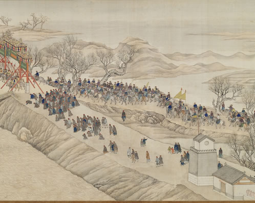 龙门十上困风波(章孝标),未遂青云一桂科(杜荀鹤);共惜流年留不 | 清·瞿士雅 集唐奉和内