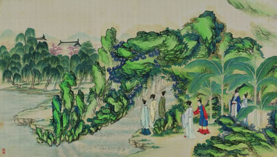 长云暗屯树顶,看千峰互抱;踞江势、包络重关,艮岳遥对烟表;翠华去 | 清·张景祁 莺啼序