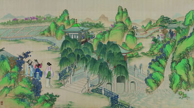 翠袖轻翻,单衫软衬,依依小立人前;爱绣鞋纤窄,半露裙边;为问来因 -- 澹卿 凤凰台上忆吹箫
