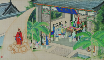 水榭吟鸥,山斋簇蝶,寻春此住;喜连朝、侧帽同来,拓画谭禅,不厌临 | 清·王昶 大圣乐