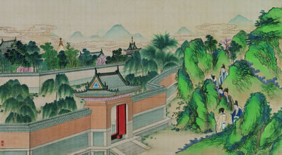 千里江山似画图,天光如洗雨晴初;共传游子催归骑,还道慈亲正倚闾 | 明·郑真 送李伯谨同知