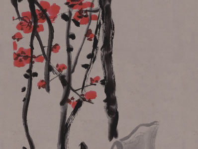 独坐高楼暮,凄凉何所闻?乱山流冻雨,荒树接孤云;关陕鸦成阵,幽并 | 元末明初·王冕 独坐