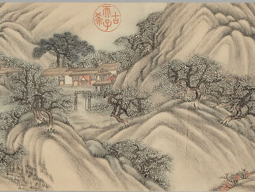 想红楼乍下,画舫争携,桃根桃叶相并;袖惹花钿,香余酒袂,拚得水窗 | 清·杨葆光 望湘人·又