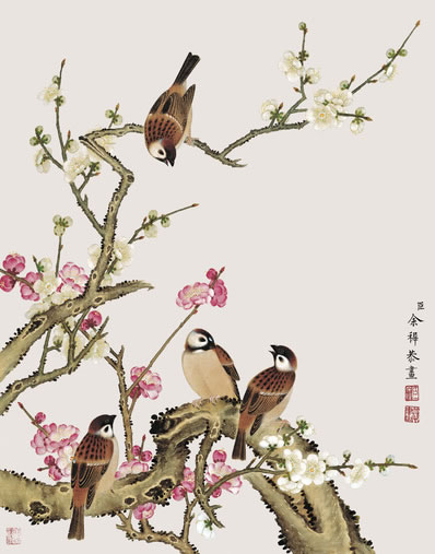 江南春已半,峭寒似水,冷落卖饧箫;柳条攀更苦,惜别无人,烟雨送征 | 清·张景祁 渡江云